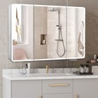 Lighted Medicine Cabinet With Mirror Wall Mounted Bathroom Cabinet Led Lights Us