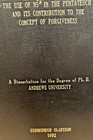 Andrews University 1992 Doctoral Dissertation  forgiveness  Pentateuch olafssaon