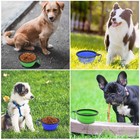 Dog Bowl Pet Collapsible Bowls  2 Pack For Cats Dogs  Portable Pet Feeding Water