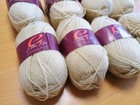 8 Skeins New 770g Ella Rae Classic Wool Beige 100  Wool Yarn Beige Color 2005