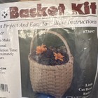 Miniature Basket Kit Cat Head Woven Basket Jadvick Nancy Gruber Nos Vtg M
