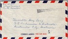 1943 Quito Ecuador Air Mail Postal Stamp Block Cover To Guatemala City