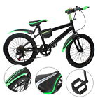Kids Bike 20in Child Bike High Carbon Steel Bicycle W  Double Disc Brake 7 Speed
