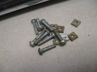 Antique Koken Porcelain Barber Chair Parts Calf Rest W  Pad   Screws 527n