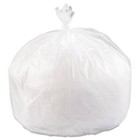 Inteplast Garbage Bag 40gal  Trash Liner Clear Plastic Heavy Duty 10rolls carton
