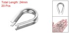 20pcs M3 Stainless Steel Thimble Wire Rope Thimbles For 1 8  Wire Rope