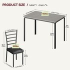 Dining Table Set With Upholstered Chairs