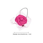 Artificial Rose Flower Heads  Rose Red Mini Faux Flowers 0 8 Inch-1 Inch 144pcs