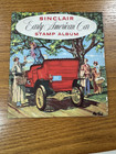 2 1950s Vintage Sinclair Gas Station Early American Car Stamp Album   Stamps