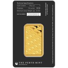 1 Oz  Gold Bar - Perth Mint - 99 99 Fine In Assay