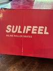 Sulifeel Rainbow Roller Skates Black Medium Never Used Perfect Condition