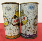 Falstaff 11 Oz Flat Top Beer Can And 12 Oz Pull Tab Beer Can