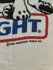 Vintage 1986 Bud Light Beer Spuds Mackenzie Beach Towel