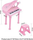 31-key Children s Piano Keyboard Toy  Suitable For Girls Aged 1-2 Years  Pink 
