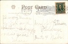 Antique Christmas Postcard Victorian Red-hair Lady Holly Julius Bien 1908 Jk3