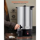 Uimoso Commercial Coffee Urn 100 Cup Hot Drink Dispenser 15l Stainless Steel
