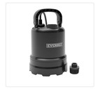 Everbilt Submersible Utility Pump  Completely Submersible  black 