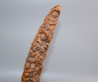 Chinese Vintage Antique Boxwood Carved Eighteen Arhat Statue Nice Woodwork Art