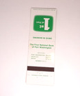 Matchbook First National Bank Of Port Washington Wi Full Service
