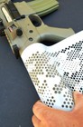 Camouflage Paint Stencils Rifle Gun Airbrush Spray Paint Mask Hextac   Elliptac