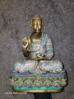 Gautama Buddha Interpreting The Law Of Dharma In Brass Handmade In India
