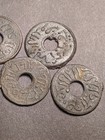 Lot Of 5 1700s Palembang Darussalam Sultanate Pitis Antique Indonesian Coins