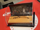 Allen Iverson Signed Authentic Nba Game Used Floor  23 30 Uda Hologram