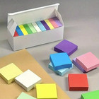 1 Box 11-color Adhesive Notes     Tearable Sticky Pads For Office   School - New
