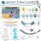 First Trip Around The Sun Birthday Decorations Outer Space Theme Party Supplies