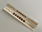 Accordion  Logo Sticker  For Hohner Corona  Iii   Color Black Orange 