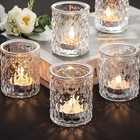 36pcs Votive Candle Holders For Wedding Centerpieces  Clear Glass Candle Hold   