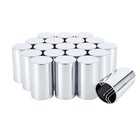33mm X 3 1 2  Lug Nut Cover Abs Chrome Plastic Cylinder Nut 20 3 1 2  Chromed