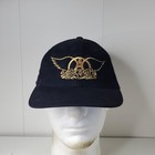 Aerosmith Nine Lives Concert Hat Black Snapback Cap 9 Lives World Tour Giant