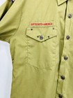 Vintage Bsa Official Green Uniform Shirt Short Sleeve Men s Medium Usa Made