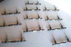 Antique Brushed Pewter Colored Drawer Handles Lot Of  11  Cabinet Pulls 9586 Usa