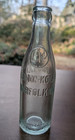 Rare Sea Blue Lemon-kola Soda Bottle  Norfolk Va   1915 Vintage 6 Oz