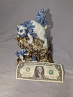 Fine Antique Japanese Hirado     Porcelain Lion Figurine 8 1 2 