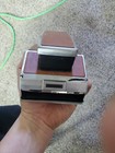 Vintage Untested Polaroid Sx-70 Land Camera Brown Leather Trim Instant Film