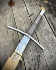 Handmade Carbon Steel Blade Medieval Long Sword With Custom Made Scabbard