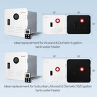 Rv Tankless Water Heater Propane Gas 2 5 Gpm 48 000btu For 6 Gallon W 15x18 Door