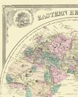 Historic Map - Eastern Hemisphere - Baskin 1876 - 23 X 28 54 - Vintage Wall Art