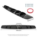 For Vw Jetta Mk6 Mk7 Gli Rear Lip Bumper Diffuser Shark Fin 7 Wing Spoiler Gloss