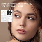 1set Stainless Steel Piercing Jewelry Kit Assorted Color Durable Nose Ear Navel