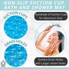 Enkosi Bath Mat - Large Non Slip Bathtub   Shower Mat - Extra Long 40 X 16 Inch