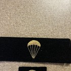 Original 1960s Vietnam Skydiving Paratrooper Parachute Patch Airborne Felt  Gold