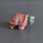 Hand Carved Ocean Agate Crystal Turtle Figurine Statue Sculpture Home Decor Gift
