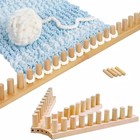 Chunky Blanket Loom Frame Weaving Tool Wooden Knitting Loom Frame For Hand