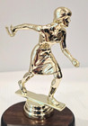 Horseshoe Toss Gold Plastic Trophy Topper 4 5  Tall - New   