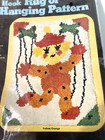 Sultana Puppet Clown Latch Hook Rug Wall Hanging Pattern Vint 79801 Sealed Read 