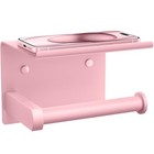 Toilet Paper Holder With Shelf Wall Mounted Toilet Paper Roll Dispenser